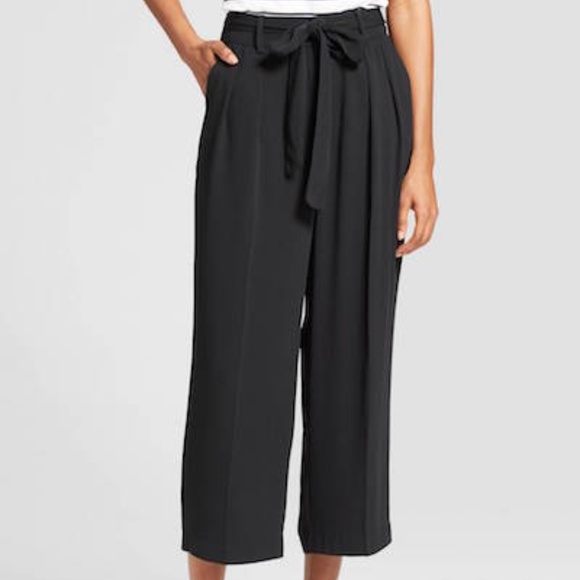 a new day Pants - A NEW DAY High-Rise Belted Crop Pants (S6)